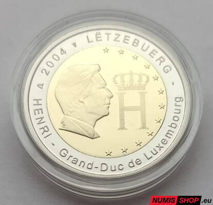 Luxembursko 2 euro 2004 - Veľkovojvoda Henri - PROOF