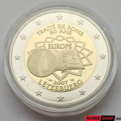 Luxembursko 2 euro 2007 - Rímska zmluva - PROOF