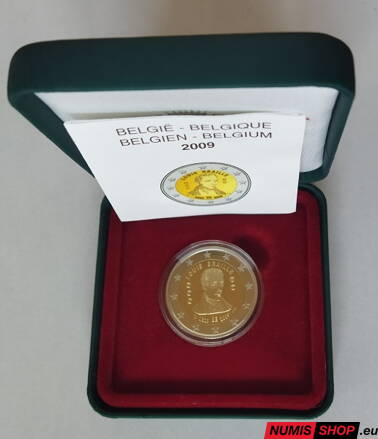 Belgicko 2 euro 2009 - 200. výročie narodenia Louisa Brailla - PROOF
