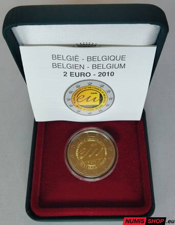 Belgicko 2 euro 2010 - Predsedníctvo EÚ - PROOF