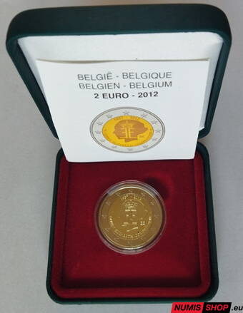 Belgicko 2 euro 2012 - 75. výročie súťaže kráľovnej Alžbety - PROOF