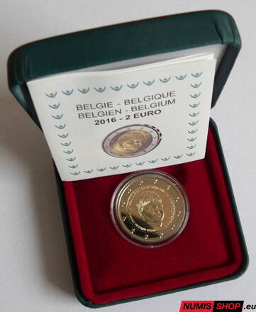 Belgicko 2 euro 2016 - Nezvestné deti - PROOF