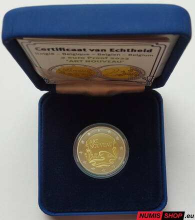 Belgicko 2 euro 2023 - Rok secesie - PROOF