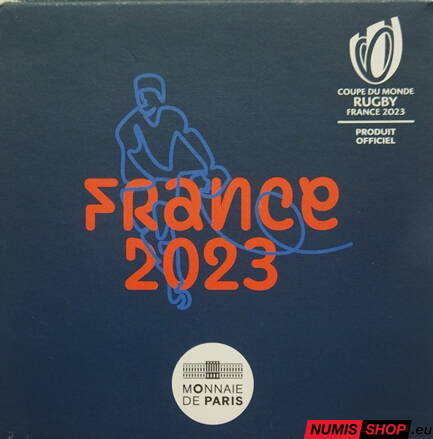 Francúzsko 2 euro 2023 - Rugby - PROOF