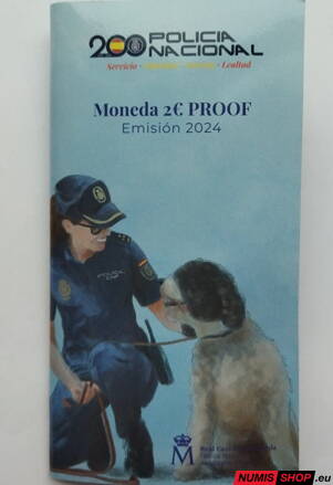 Španielsko 2 euro 2024 - Polícia - PROOF