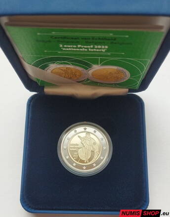 Belgicko 2 euro 2025 - Národná lotéria - PROOF