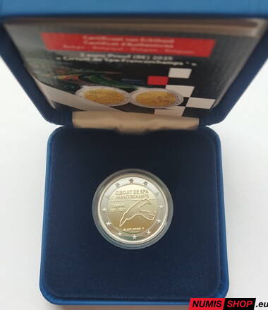 Belgicko 2 euro 2025 - Spa-Francorchamps - PROOF