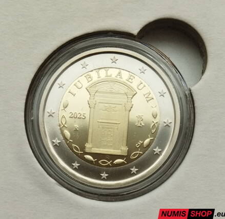 Taliansko 2 euro 2025 - Jubilejný rok - PROOF