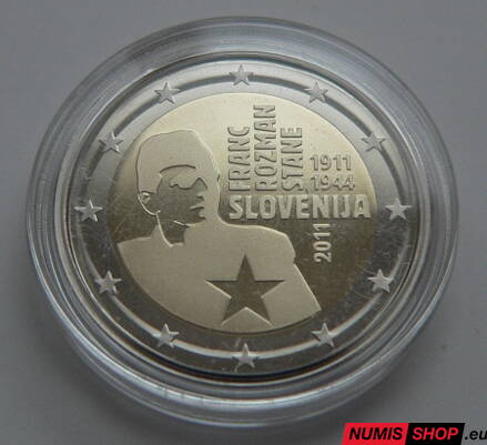 Slovinsko 2 euro 2011 - Franc Rozman - PROOF