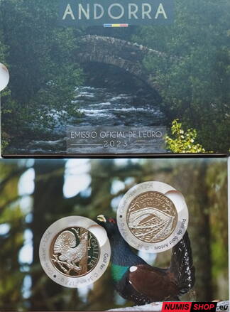 Andorra 2 x 1,25 euro 2023 - Gall fer a Pont de Sant Antoni - BU