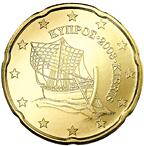 20 cent Cyprus 2015 - UNC 