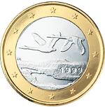 1 euro Fínsko 2010 - UNC