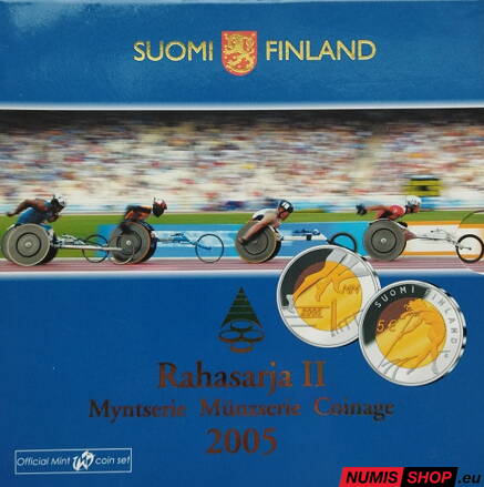 Sada Fínsko 2005 II + pamätné 5-euro