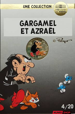 Francúzsko 10 euro 2020 - Šmolko - Gargamel a Azrael - 4/20