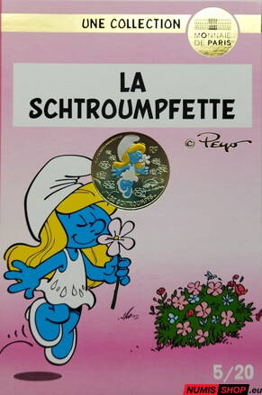 Francúzsko 10 euro 2020 - Šmolko - Šmolinka - 5/20