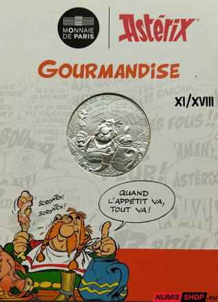 Francúzsko 10 euro 2022 - Asterix -  Obžerstvo - 11/18
