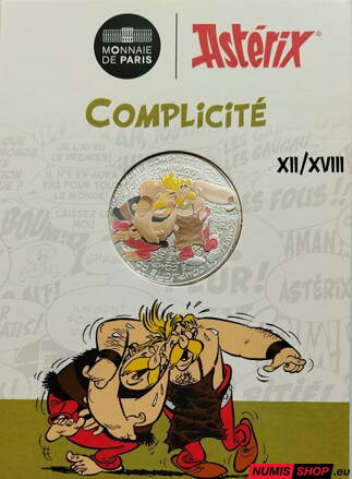 Francúzsko 10 euro 2022 - Asterix -  Spoluúčasť - COLOR - 12/18