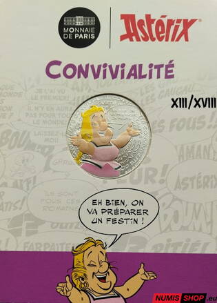 Francúzsko 10 euro 2022 - Asterix - Priateľskosť - COLOR - 13/18