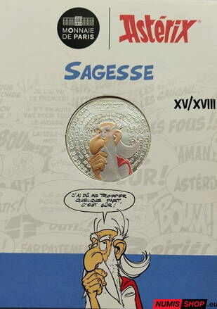 Francúzsko 10 euro 2022 - Asterix - Múdrosť - COLOR - 15/18