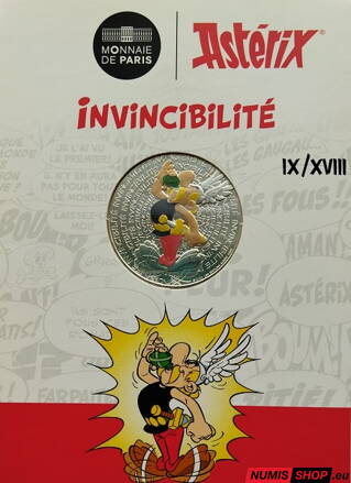 Francúzsko 10 euro 2022 - Asterix -  Neporaziteľnosť - COLOR - 9/18