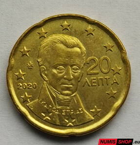 20 cent Grécko 2020 - UNC 