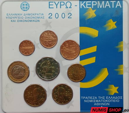 Sada Grécko 2002 - blister