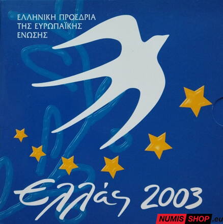 Sada Grécko 2003 - Predsedníctvo (3,88 + 10 euro Ag)