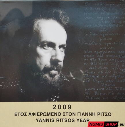 Sada Grécko 2009 - Yanis Ritsos (3,88 + 10 euro Ag)