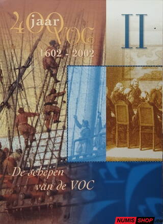 Sada Holandsko 2002 - Holandská východoindická spoločnosť II +  žetón (Ag900, 12g) Sada Holandsko 2002 - Holandská východoindická spoločnosť II +  žetón (Ag900, 12g)