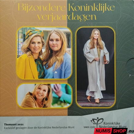 Sada Holandsko 2021 - Kráľovské výročia - narodeniny kráľovnej Máximy a princeznej Amálie