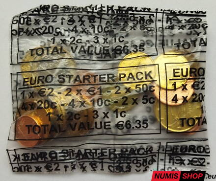 Írsko 2002 - štartovací euro balíček 