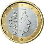 1 euro Luxembursko 2014 - UNC 