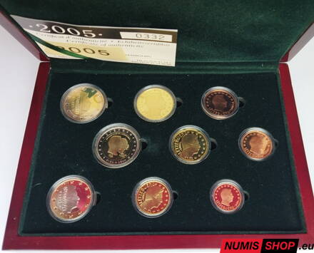 Sada Luxembursko 2005 + pamätné 2 euro - PROOF