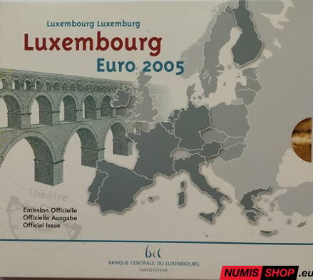 Sada Luxembursko 2005 + pamätné 2 euro