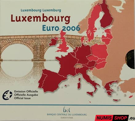Sada Luxembursko 2006 + pamätné 2 euro