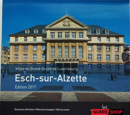 Sada Luxembursko 2017 Esch-sur-Alzette + pamätné 2 euro Vojenská služba
