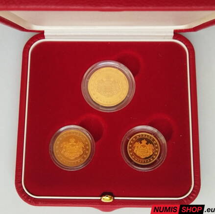 Monako 1+2+5 cent 2005 - PROOF