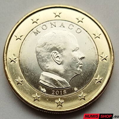 Monako 1 euro 2018 - UNC