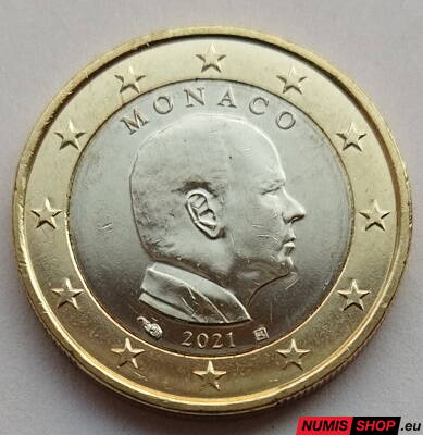 Monako 1 euro 2021 - UNC