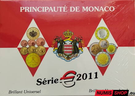 Sada Monako 2011 (3,88 + 2 euro svadba Alberta II. a Charlene Wittstock)