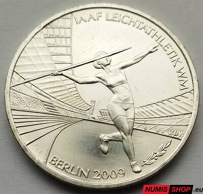 Nemecko 10 euro 2009 - MS v ľahkej atletike - BU
