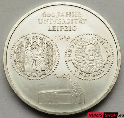 Nemecko 10 euro 2009 - Univerzita v Lipsku - BU