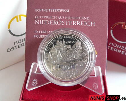 10 eur Rakúsko 2013 - Rakúsko očami detí - Dolné Rakúsko - PROOF