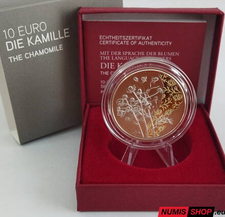 10 eur Rakúsko 2023 - Kamilka - PROOF
