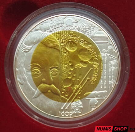 Rakúsko 25 eur NIOB 2009 - Year of Astronomy