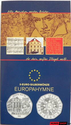 5 eur Rakúsko 2005 - Európska hymna - folder