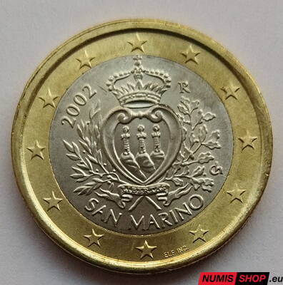 1 euro San Maríno 2002 - UNC 