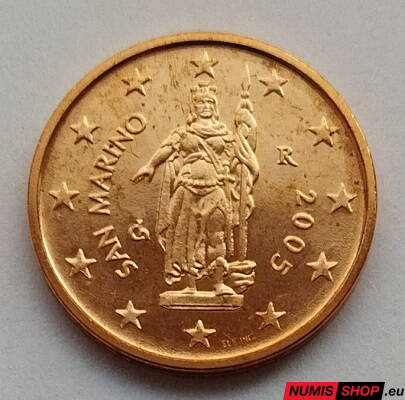 2 cent San Maríno 2005  - UNC 