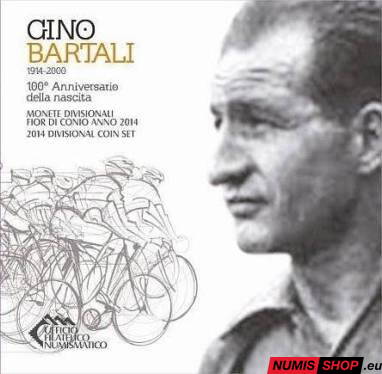 San Maríno sada 2014 - Bartali - 3,88 + 5 euro Ag