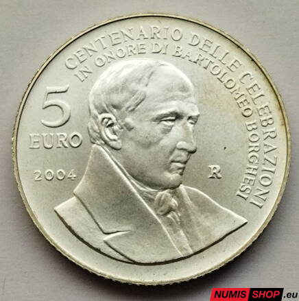5 euro San Marino 2004 - Bartolomeo Borghessi - BU